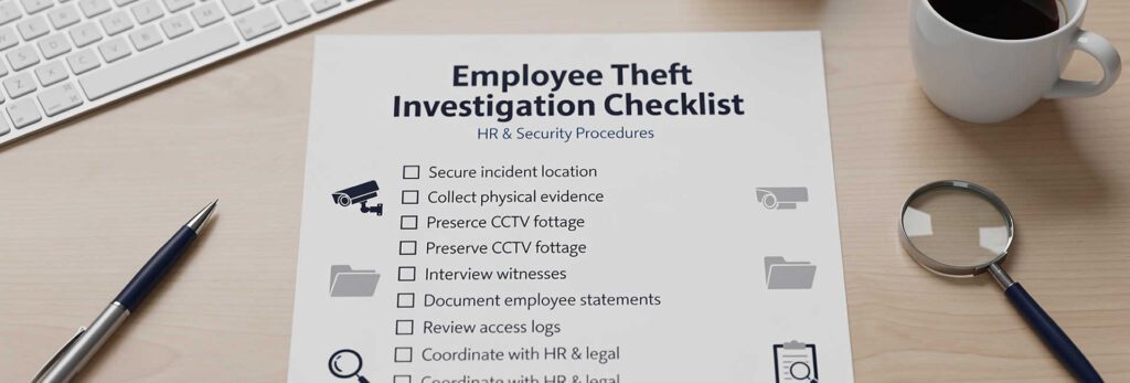 Employee Theft Investigation Checklist