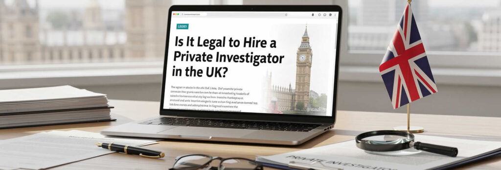 Is It Legal to Hire a Private Investigator in the UK